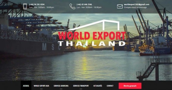 World Export Thailand lance son site internet de sourcing en Asie avec Websamba MC